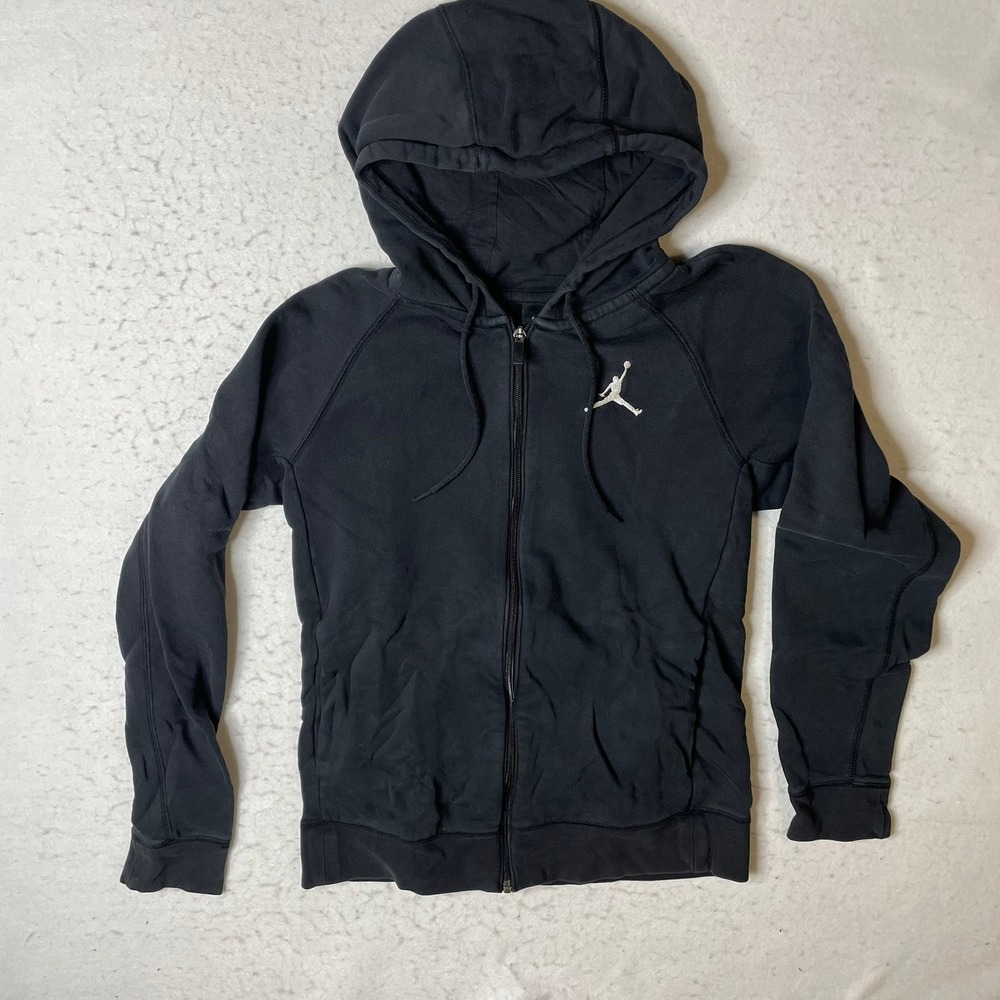 Jordan Jumpman Full Zip‎ Hoodie Black Size S